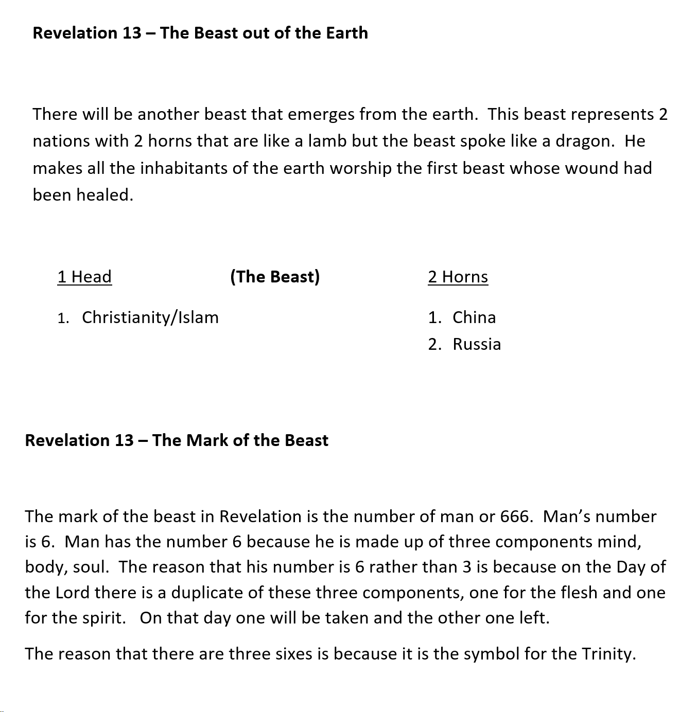 Rev 13 Earth Mark